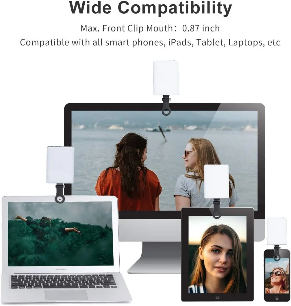 LED Clip-on Selfie & Video Conference Light
